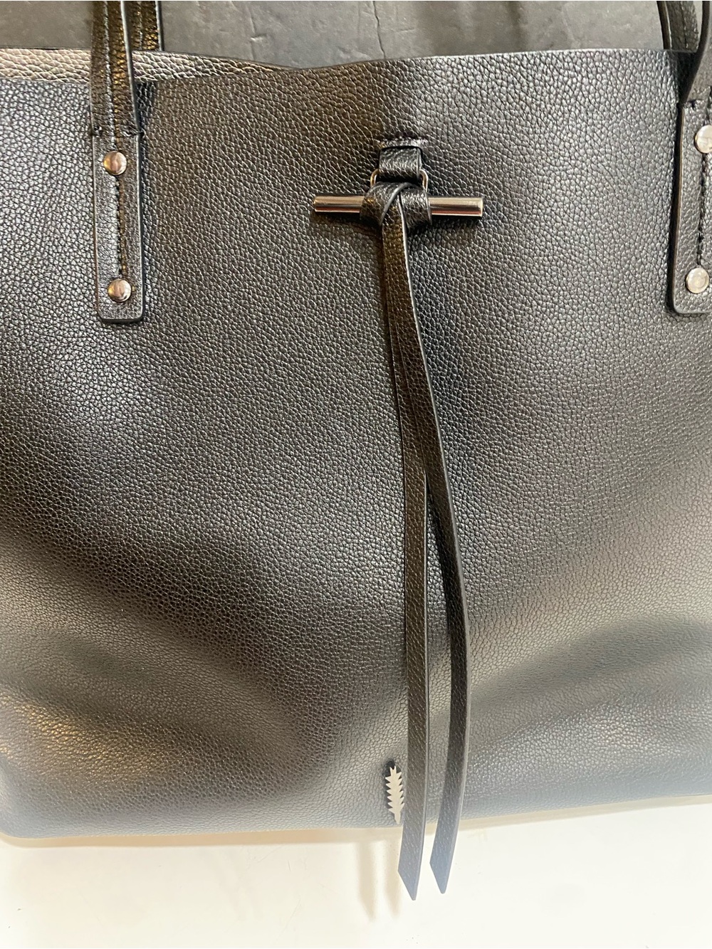 THACKER NEW YORK Fran Large Tote Bag LeatherTote Bag NWT $198 - Picture 2 of 10